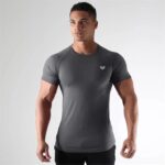 Gym Short Sleeve T Quick Dry Gym Clothes For Running - Imagen 5
