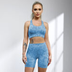 Sports Bra Hip-lifting Fitness Shorts Cross-border Sports Suit Seamless Yoga Suit Women - Imagen 10