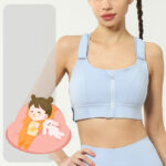 Sports High-intensity Shockproof Beauty Vest Seamless Gathering Fitness Bra Women - Imagen 9