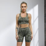 Sports Bra Hip-lifting Fitness Shorts Cross-border Sports Suit Seamless Yoga Suit Women - Imagen 6