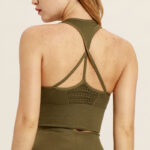 Shockproof Sports Bra Tight-fitting Fitness Exercise Seamless Yoga Wear Women - Imagen 7