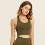 Shockproof Sports Bra Tight-fitting Fitness Exercise Seamless Yoga Wear Women - Imagen 6